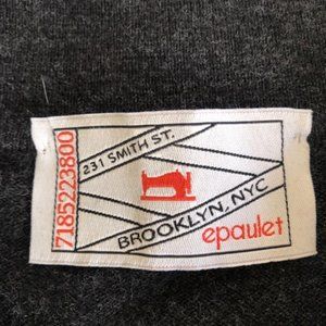 Epaulet Wool Sweater